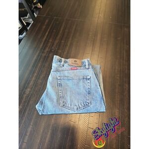 Wrangler Mens Blue Regular Fit Premium Denim Jeans Western Cowboy 96501DS 38x29